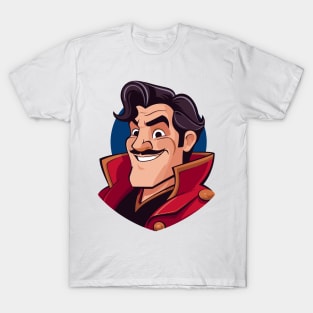 Gaston comic character face T-Shirt